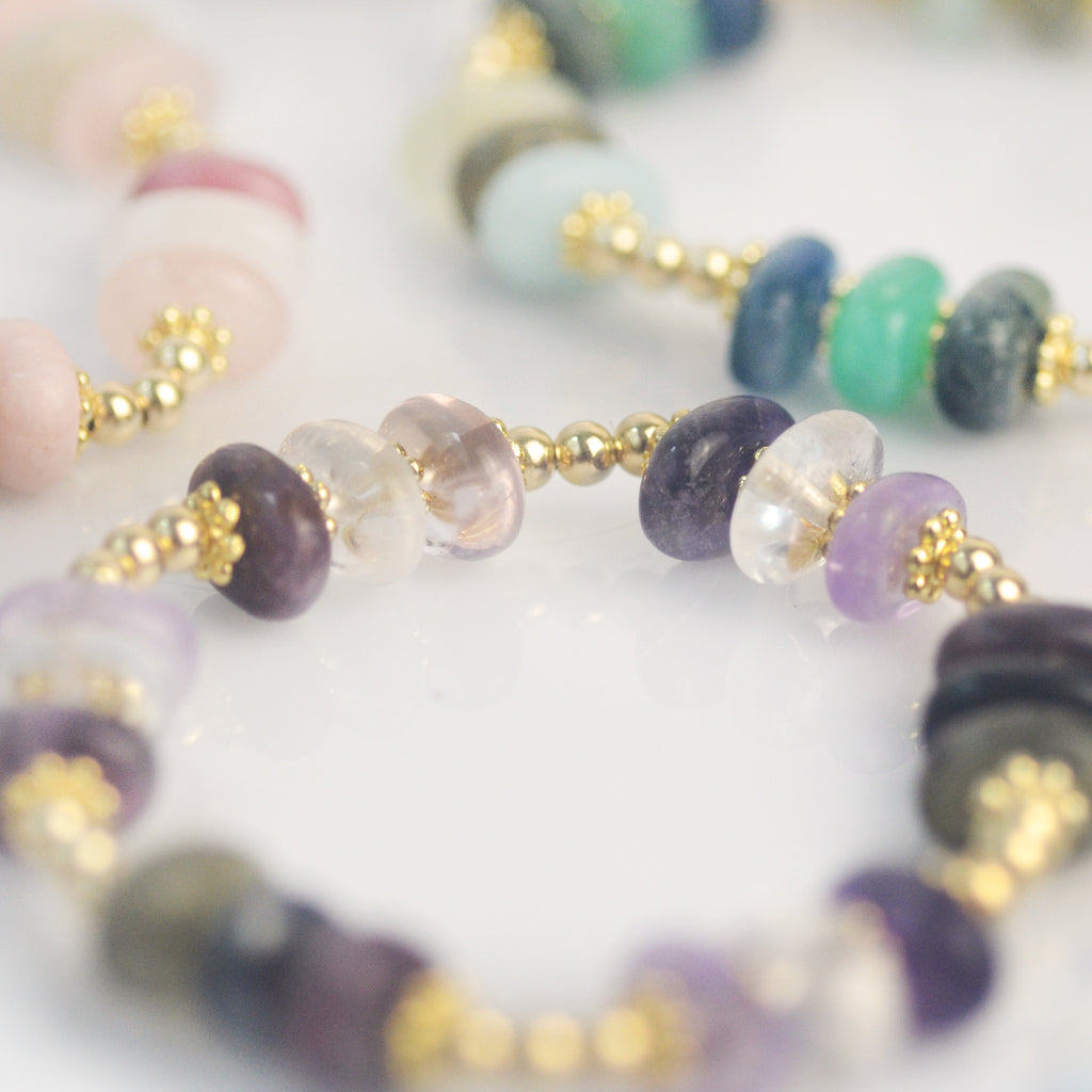 Deluxe Crystals & Gold Bracelet - Dreaming Blend